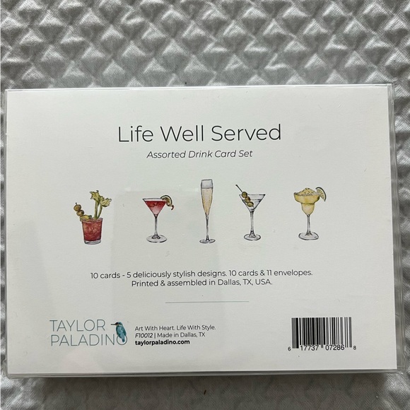 Taylor Paladino Assorted Drink Card Set - Picture 3 of 8